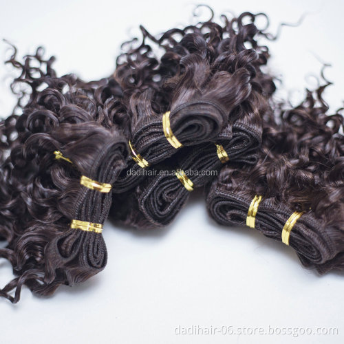 cheap package Brazilian Virgin Hair Weft water Wave 4pcs/lot 100% Jerry curl indian Human Hair Bundles without hair closure